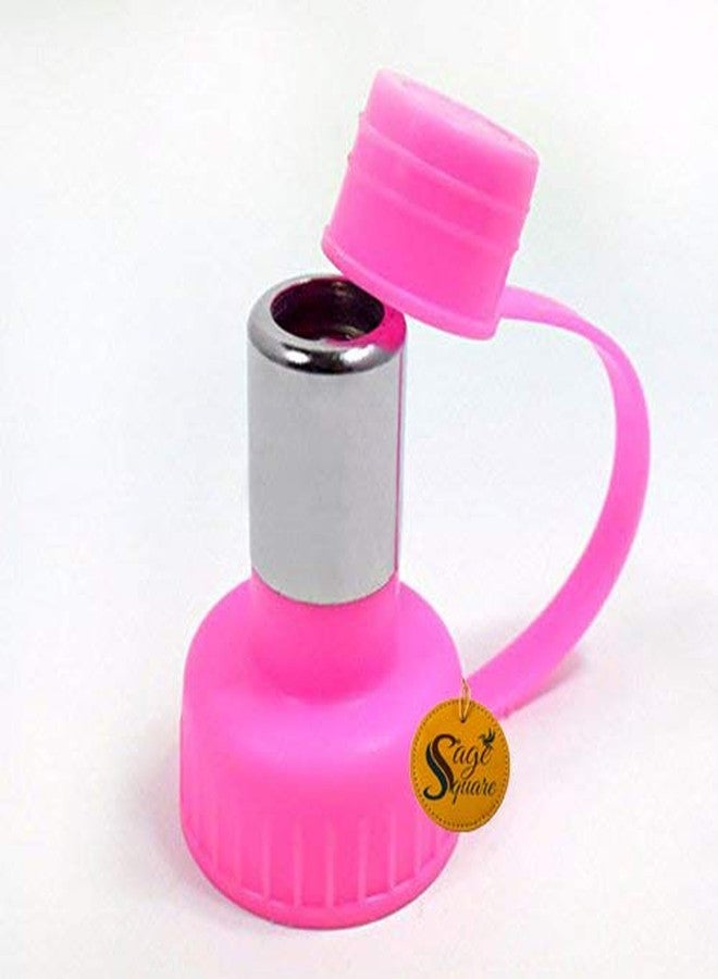 Sage Square Portable Travel Outdoor/Indoor Water Bottle Cum Water Feeder Cum Dispenser Water Bottle Cap for Dog/Cat/Puppy/Kitten/Hamster/Dwarf/Gerbil/Mice/Guinea Pig/Ferret/Rabbit (Pink) - Image 5